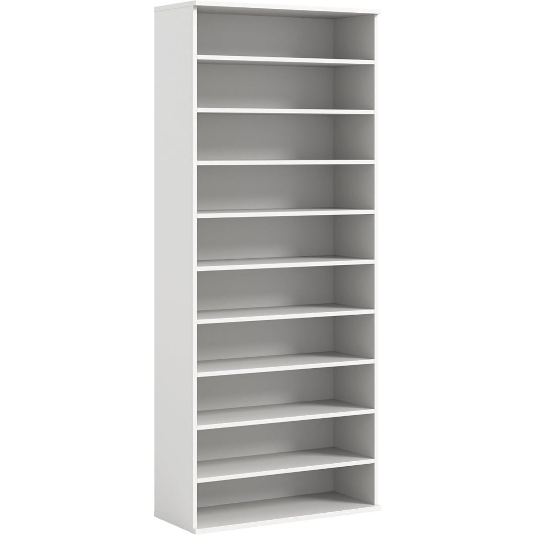 xonoxhome systemmoebel projekt x x07a9t16 projekt x systemmoebel garderobe schuhregal in weiss nachbildung ca 80x191x34 cm