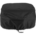 premium grill bonnet abdeckhaube fuer lumin compact atmungsaktiv uv- wasserbestaendig schutz for wind wetter mit klettverschluss zum befestigen - schwarz 3400305
