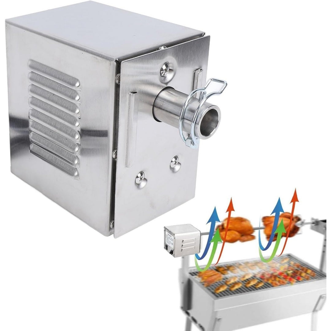 fabater rotisserie-motor 45 w universal-ersatz-rotisserie-spiessmotor elektrischer braeter-grillmotor mit wasserdichtem ein-aus-schalter haelt bis zu 200250 kg 23 umin europa