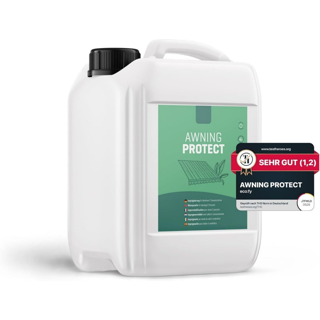 markisen impraegnierung 25l - impraegnierspray fuer markisen sonnenschirme sonnensegel - schutz vor feuchtigkeit schmutz - uv-stabil pfc-frei biologisch abbaubar - made in germany