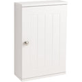 relaxdays haengeschrank bad 2 faecher hbt 50 x 30 x 14 cm magnetverschluss landhausstil schmaler wandschrank weiss