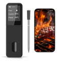 bf-30 pro fleischthermometer kabelloses bluetooth grillthermometer mit app-verbindunglcd-displayip67 wasserdichtbratenthermometer fuer grill backofen grill kueche