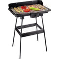korona 46221 elektrischer standgrill mit xxl-grillrost 51 x 30 cm 2200 wattwindschutzkontrollleuchtesicherheitsschalterstufenlose temperatureinstellung