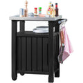 grill beistelltisch 1-tuerig graphit 54x70x90 cm 6130